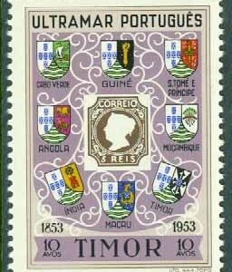 Timor – M  301 Portugisiska frimärken 100 år, 1 kpl **