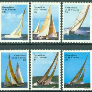 St. Vincent Grenadines – M  570-575 Segeljakter, 6 kpl **