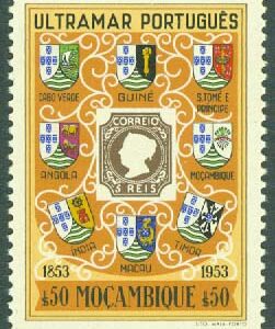 Mocambique – M  439 Portugisiska frimärken 100 år, 1 kpl **