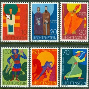 Liechtenstein – M  486-491 Kyrkobeskyddare, 6 ol **