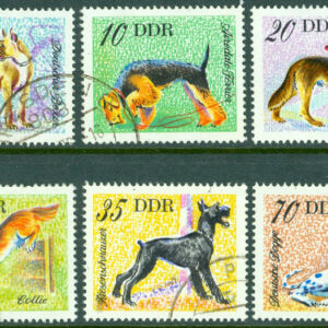 DDR – M 2155-2160 Hundraser, 6 kpl stpl
