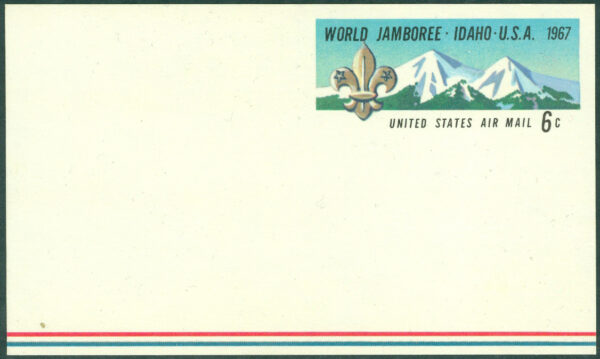 USA - Scouting - Postkort World Jamborée i Idaho USA 1967