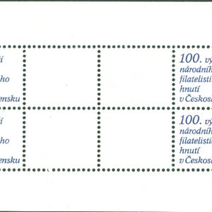 Tjeckoslovakien – M 2938 Frimärkets Dag, miniark kpl stpl