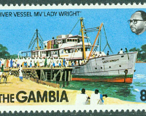 Gambia – M  378 Flodfartyget ”Lady Chilel Jawara” färdigställt, 8 B **