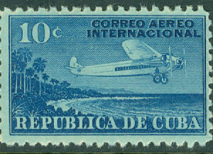 Kuba – M   81 Flygplan Fokker F-10A Super Trimotor, 10 C **