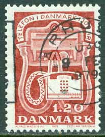 Danmark – F  700 Telefonen 100 år, 1 kpl stpl