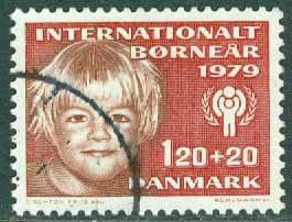 Danmark – F  701 Int. Barnaåret, 1 kpl stpl
