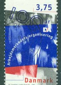Danmark – F 1153 Arbetsgivareföreningen 100 år, 1 kpl stpl
