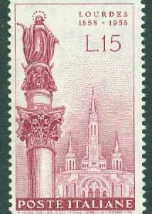 Italien – M 1005 Mariauppenbarelsen i Lourdes 100 år, 15 L **