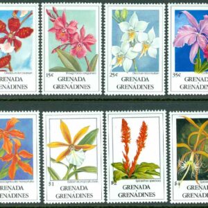 Grenada Grenadines – M 1375-1386 Orkidéer, 12 ol **