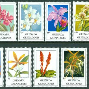 Grenada Grenadines – M 1376-1386 Orkidéer, kh, 11 ol **