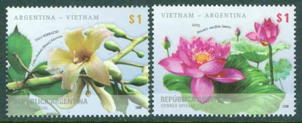 Argentina - M 3238-3239 Blommor, 2 kpl **