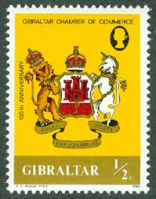 Gibraltar – M  453 Handelskammaren 100 år, ½ P **