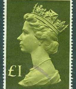 England – M  732 Elisabeth II, 1 £ stpl