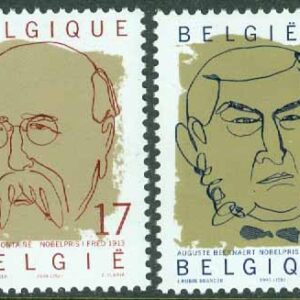 Belgien – M 2890-2891 Nobelpristagare, fredspriset, 2 kpl **
