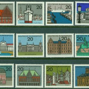 Tyskland – M  416-427 Huvudstäder i förbundsrepublikens länder, 12 kpl **