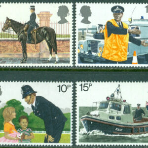 England – M  808-811 Londonpolisen 150 år, 4 kpl **