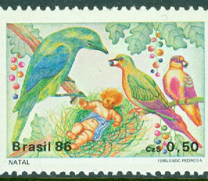 Brasilien – M 2192 Jul 1986, fåglar 0.50 Cz **