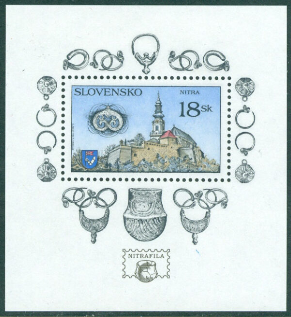 Slovakien - M  308 (BL 10) Skönheter i hembygden, Nitra, block **