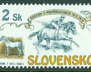 Slovakien – M  204 Hästkapplöpningarna i Mojmirovce 180 år, 1 kpl **