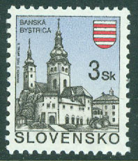 Slovakien – M  206 Städer, Banská Bystrica, 1 kpl **