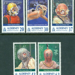 Alderney – M  116-120 Dykarföreningen på Alderney 21 år, 5 kpl **