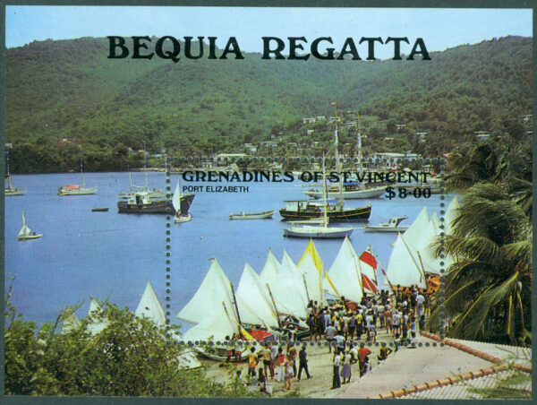 St. Vincent Grenadines - M BL  32 Segling, Bequia Regattan, Block **