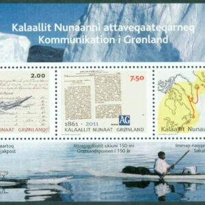 Grönland – F BL  71 Kommunikation på Grönland, kajaker, block **