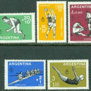 Argentina – M  706-710 Panamerikanska sportspel i Chicago, bl.a. rodd, 5 kpl **