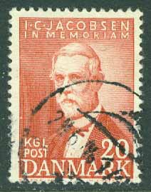 Danmark – F  328 Jacob Christian Jacobsen, 1 kpl stpl