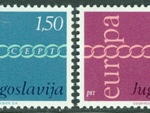 Jugoslavien – M 1416-1417 Europa CEPT 1971, 2 kpl **
