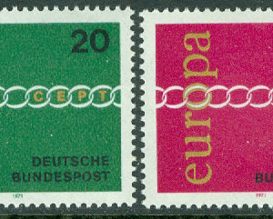 Tyskland – M  675-676 Europa CEPT 1971, 2 kpl **