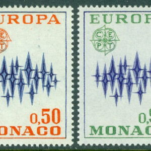 Monaco – M 1038-1039 Europa CEPT 1972, 2 kpl **