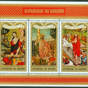 Burundi – M BL  49 A Påsk 1971, konst. Block **