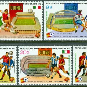 Guinea – M  913-919 VM i fotboll i Spanien 1982, 7 kpl **