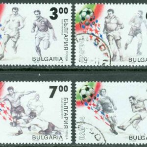 Bulgarien – M 4115-4118 VM i fotboll i USA 1994, 4 kpl stpl