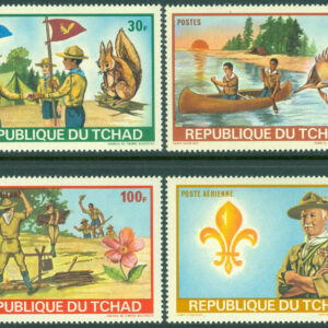 Tchad – M  528, 530-532 A Scoutingträff, 4 ol **