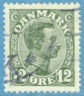 Danmark – F  135a Christian X, 12 öre stpl