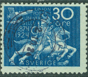 F  216a Världspostföreningen 30 öre stpl