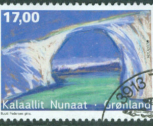 Grönland – F  712a Europa 2018. Broar, 17 kr stpl