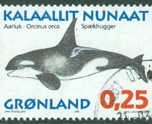 Grönland – F  287 Valar I, späckhuggare, 0,25 kr stpl