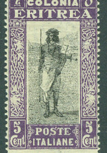 Italienska Eritrea – M  154 Landsmotiv, postbud, 5 C *