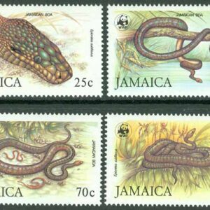 Jamaica – M  591-594 I WWF – Jamaica-boa, 4 kpl **
