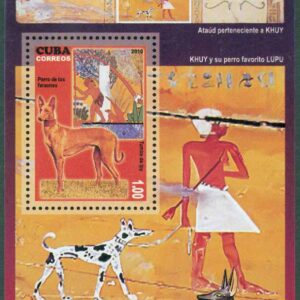 Kuba – M BL 275 Hundar och konstverk, block **
