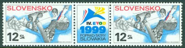Slovakien - M  329 Vinteruniversiad, Europeiska ungdomsolympiadagar, snowboard, 1 kpl + 2 Zf **