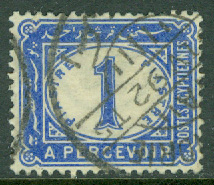 Egypten – M P   17 Lösenmärke 1 P stpl