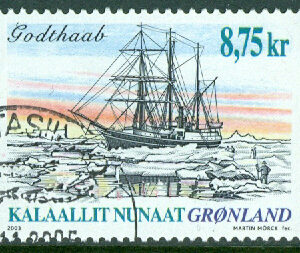 Grönland – F  403 Skepp II, 8,75 kr stpl