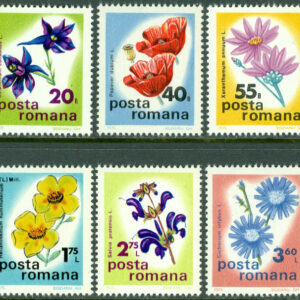Rumänien – M 3285-3290 Int. botanisk konferens, 6 kpl **