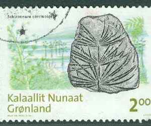 Grönland – F  504 Grönländsk fossil II, 2.00 kr stpl