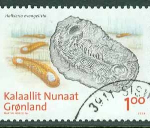 Grönland – F  492 Grönländsk fossil I, 1.00 kr stpl